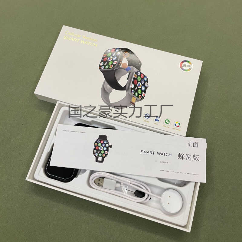 CD20 สมาร์ทวอทช์ S10 รุ่นรังผึ้งการ์ดล่าง 4G/WIFI Android ปุ่มสัมผัสกล้องหมุน