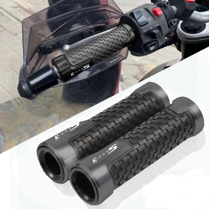For BMW K1200S K 1200 S K1200 S 7/8'' 22MM Universal Motorcycle Handlebar Grip Anti-Skid handle Bar