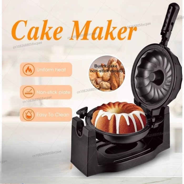 European Flip Bread Machine Multifunctional Home Cake Maker Breakfast Baking Bread
