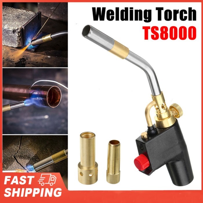 TS8000 Trigger Brass Mapp Gas Torch High Intensity Propane Adjustable Tool