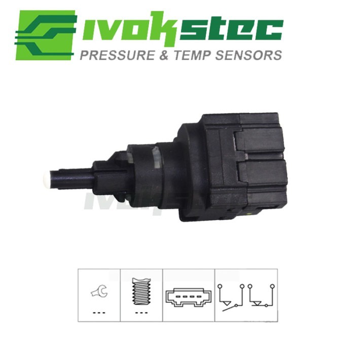 Brake Light Switch For AUDI A2 A3 R8 TT 1.2 2.0 3.2 4.2 5.2 1996-2015 3B0945511B 3B0945511C 8E09455