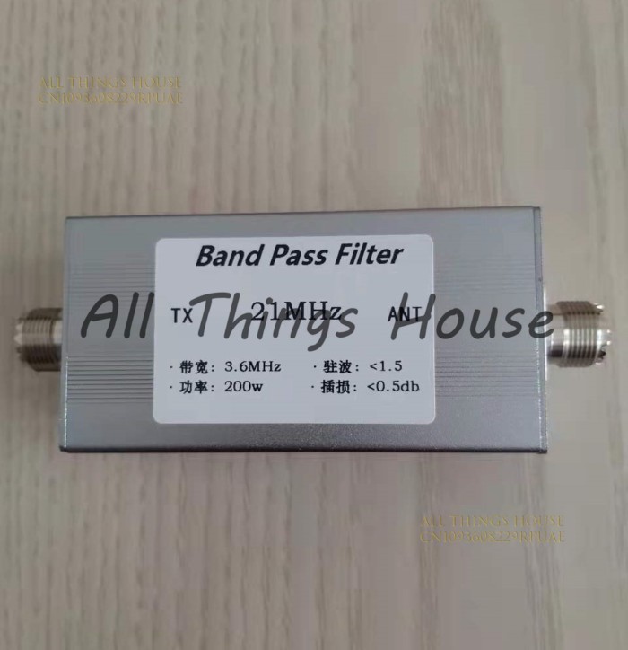 Shortwave 7MHz 14MHz 18MHz 21MHz 24MHz 27.5MHz 28MHz High Isolation Bandpass Filter BPF anti-interf