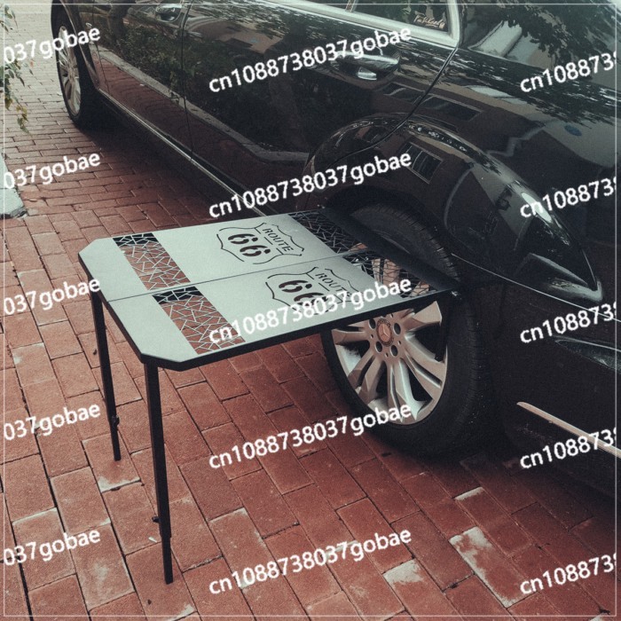 Car Tire Table, Foldable, Outdoor Camping Picnic Folding Table