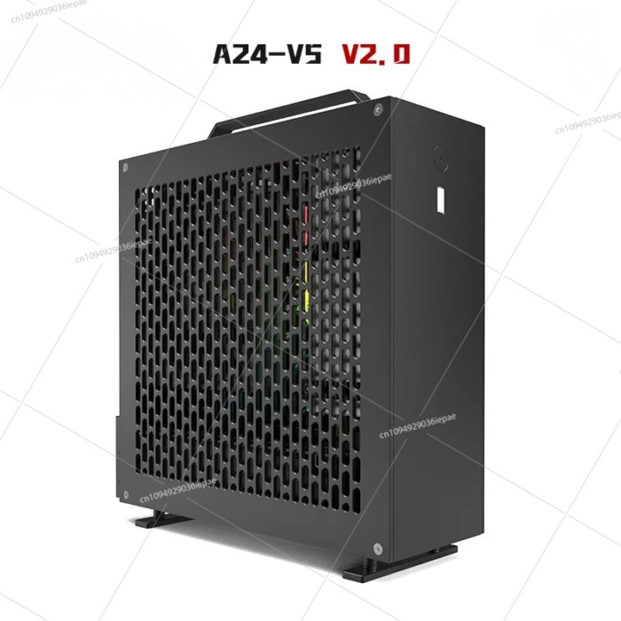 2024new Spot Lzmod mini A24-V5 2.0 dual slot single display 1u power supply itx chassis double-side
