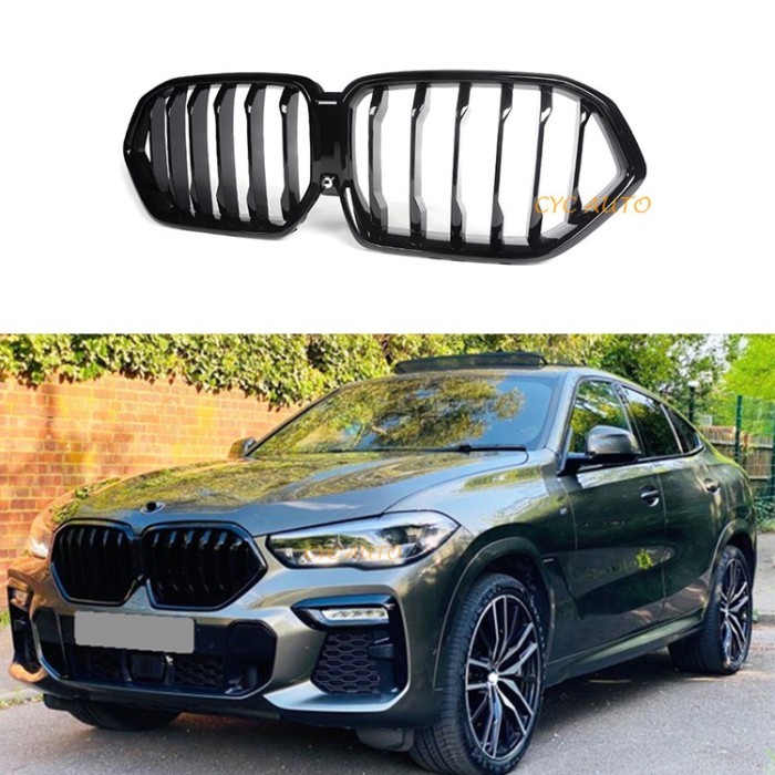 Facelift hot sale kidney Single trip X6M double slat style front bumper grille For BMW X6 series G0