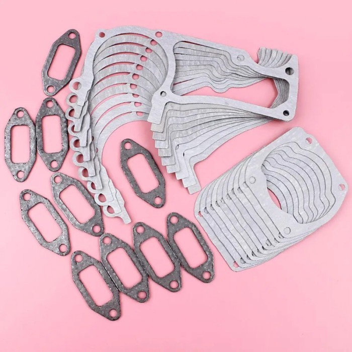 Crankcase Cylinder Muffler Gasket Kit For Husqvarna 362 372 365 371 371K 375K Chainsaw 503627201, 5