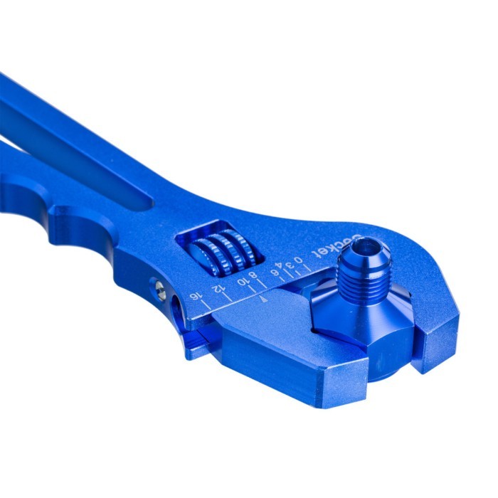 AN Hose Fittings Adjustable Wrench Aluminum Spanner Wrench AN3 AN4 AN6 AN8 AN10 AN12 AN16