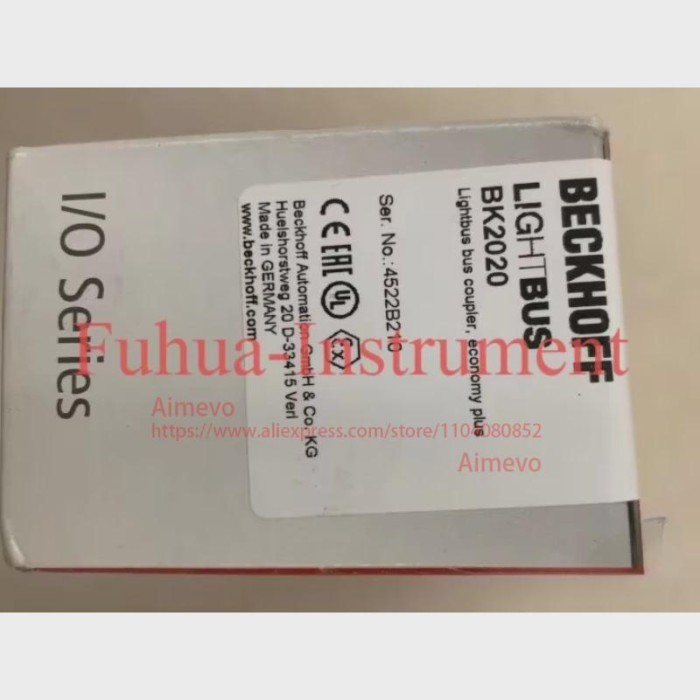 BECKHOFF Lightbus 2020 Lightbus Bus Coupler Economy Plus