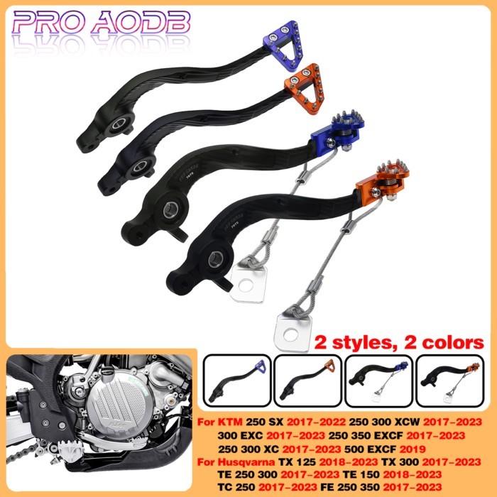 Motorcycle Rear Foot Brake Lever For Husqvarna TC250 TE250 TE300 TX300 FE250 FE350 2017-2023 TX125