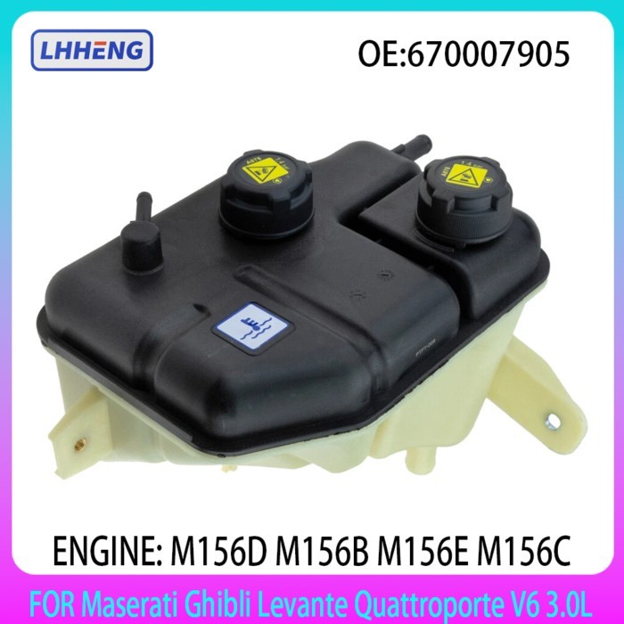 AUTO PARTS Expansion Tank Assembly for Maserati Ghibli Levante Quattroporte V6 3.0L M156D M156B M15
