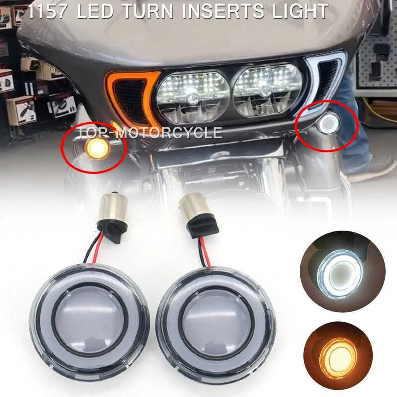 เหมาะสําหรับ Harley Gliding Series Dinah Soft Tail 1157 ไฟเลี้ยว Plug-In ไฟ LED ด้านหน้าด้านหลังไฟเล