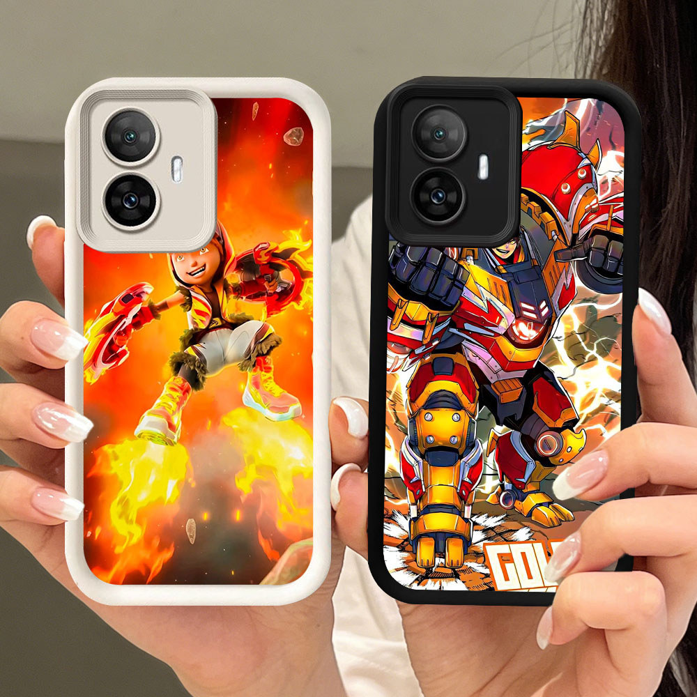 TT-4 Bobiboy เคสโทรศัพท์บาง Realme Narzo C33 C55 C67 Q3 V13 30 N55 14T 9i 5G 4G