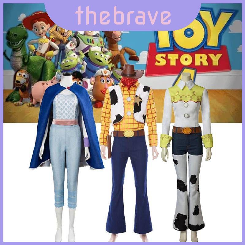 Bo Peep Woody Jessie Step Into The World Of With เครื่องแต่งกายคอสเพลย์ These