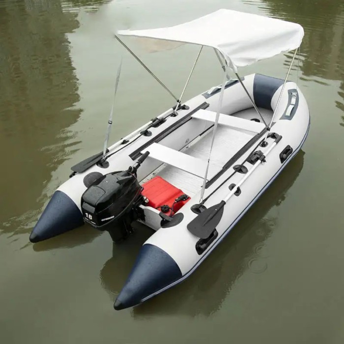 4 Persons 3m Foldable Aluminum Floor PVC Inflatable Boat