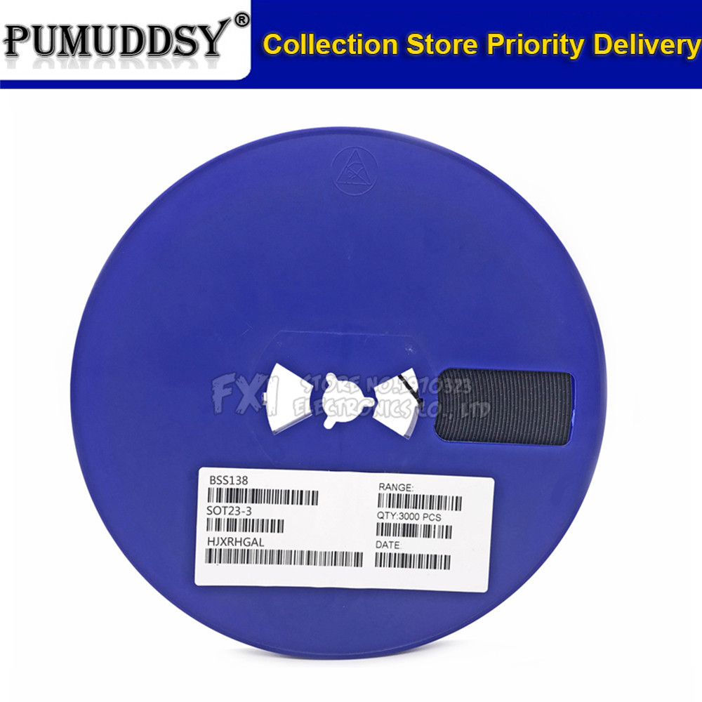 3000 ชิ้น BSS138LT1G SOT23 BSS138 SOT MOSFET SMD J1 ใหม่และต้นฉบับ IC