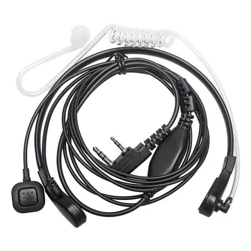▥  Throat Headset MIC PTT Headphone K Plug Earpiece For  Bf-888S Uv-5R Mini Uv-32