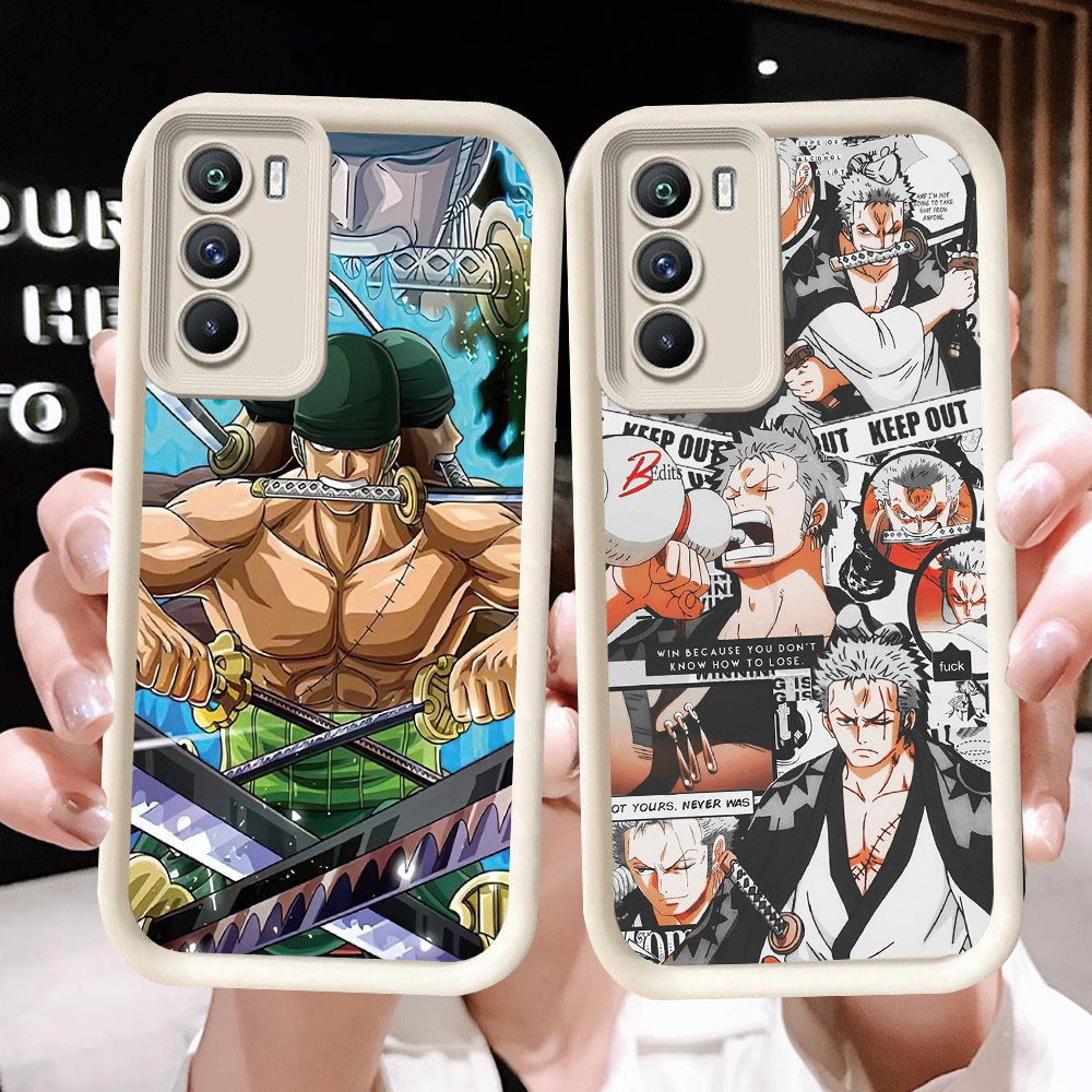 N-67 One Piece Zoro Soft Casing สําหรับ Realme 14X 7i C75 C71 C73 C2s C2 C17 C85 Pro