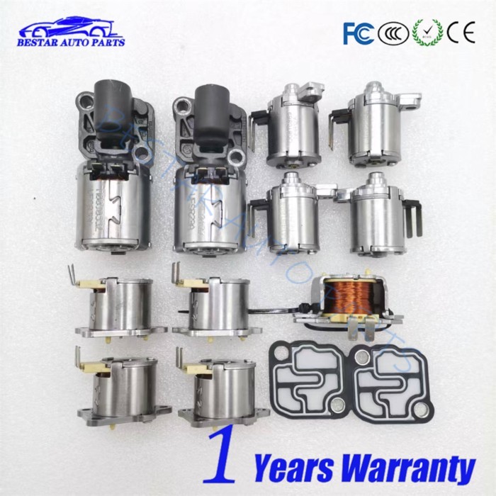 02E DQ250 DSG 6-Speed Transmission Valve Solenoids Kits 02E325025AJ 02E321371E For A3 Q3 Seat Toura