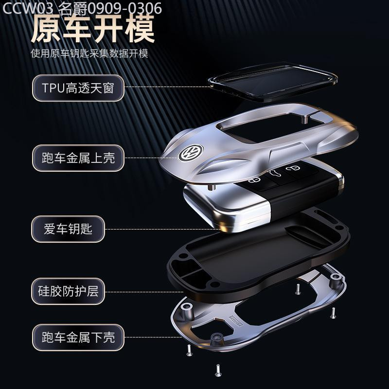 【2015 -2025】 เหมาะสำหรับ Volkswagen ฝาครอบกุญแจ Magotan Passat รถ Suteng Bora CC Tantu Yuelan Yi Ti