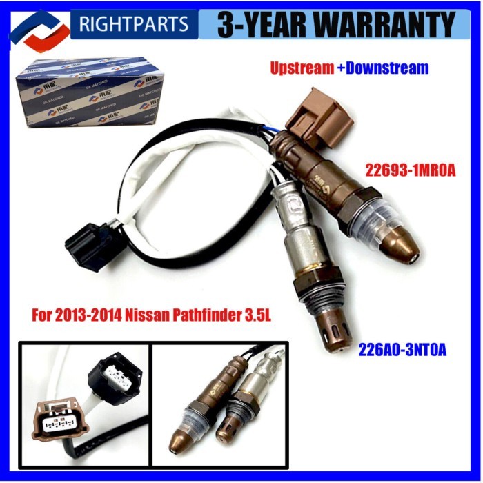 New 22693-1MR0A 226A0-3NT0A Up+Downstream Oxygen O2 Sensor For 2013 2014 Nissan Altima Pathfinder Q