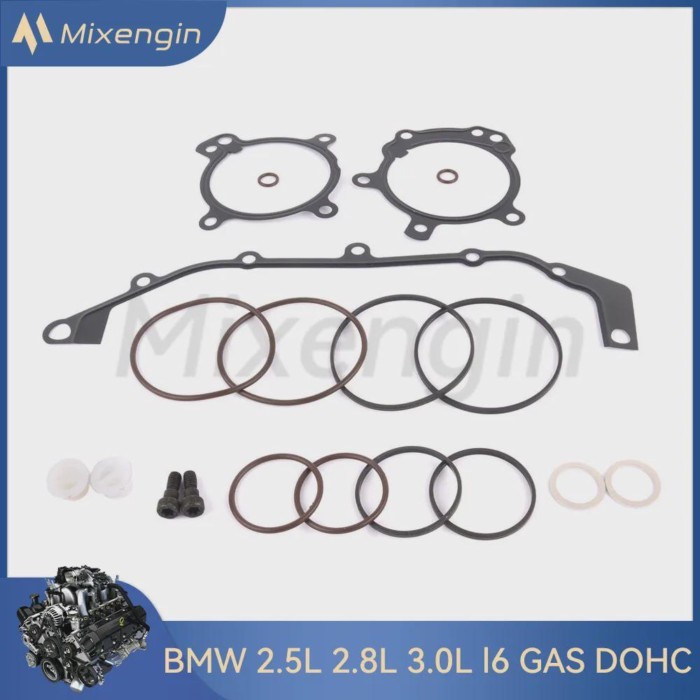 Engine O-Ring Seal Repair Kit fit 2.5 2.8 3.0 L l6 GAS DOHC For BMW 325Ci E36 E39 E46 E53 E60 E83 M