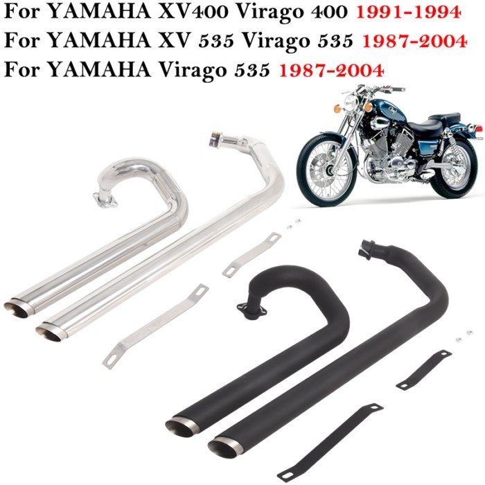 For YAMAHA XV400 Virago 400 1991 - 2004 For YAMAHA Xv 535 Vago 535 1987 - 2004 Motorcycle Exhaust S