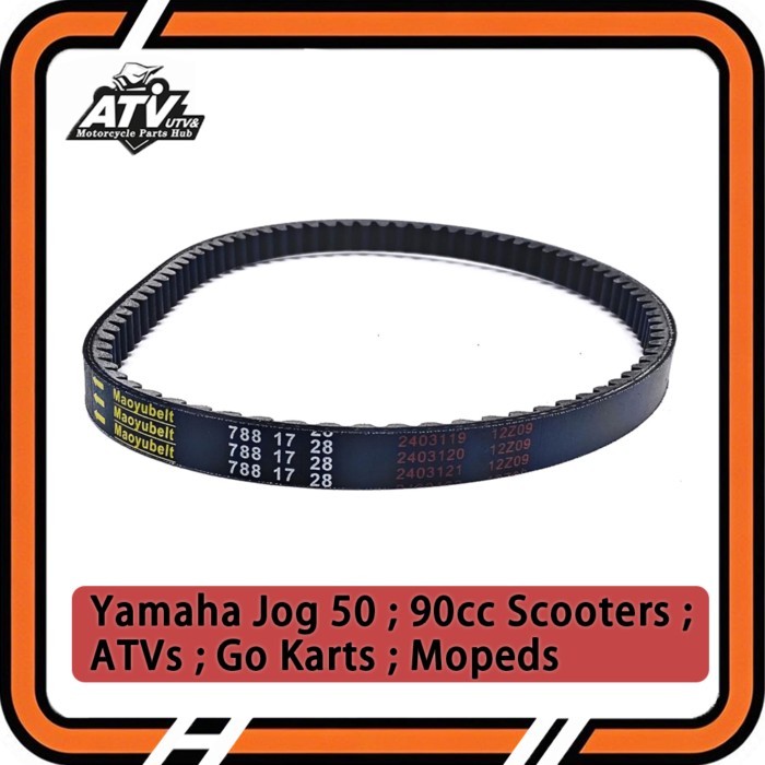 Drive Belt 788x17x28 For Yamaha 2-Stroke JOG50 JOG90 QIANJIANG QJ50 2 stroke 3YK ZR50 EVO Vento ZIP