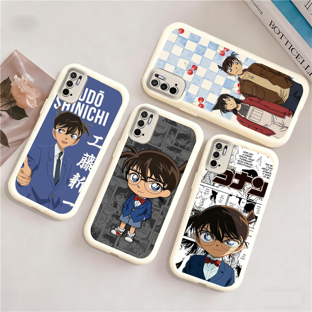 RN8 Detective Conan สําหรับ Xiaomi Redmi POCO หมายเหตุ 11A 10C 12 9 C55 13 12C 8 14 9S M2 Pro Max 5G
