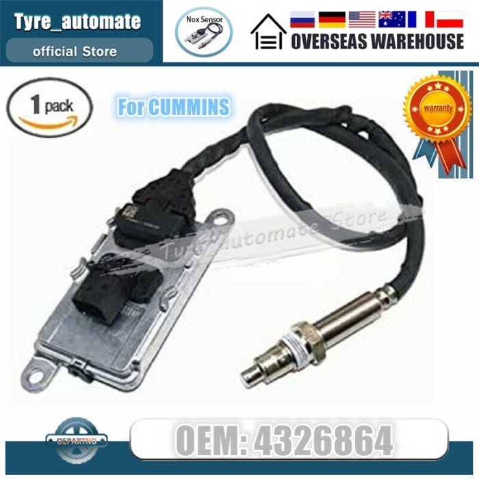 for Cummins NOx Sensor 4326864RX A045S158 4326864 5WK9 Nitrogen Oxide Sensor
