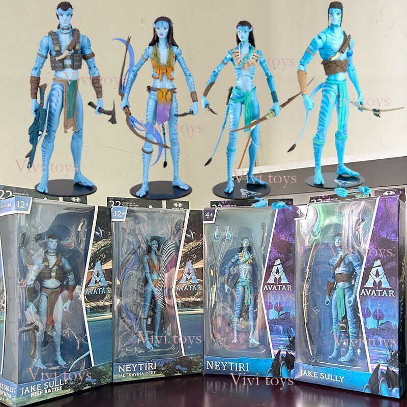 {{ของเล่นlvivi}} McFarlaneand ko Movie Avatar 1 Avatar 2 Way of Water Jack Netini Can Do-It Model ขอ