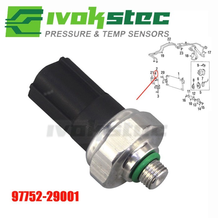 97752-29001 Pressure Switch For Hyundai Tiburon Elantra Scoupe 1.5 1.8 2.0 1994-2001 93935-28050 97
