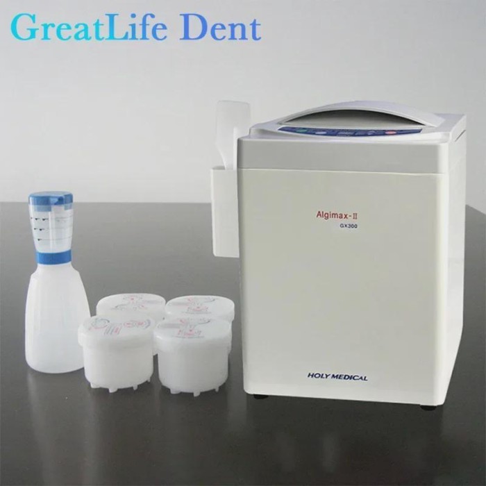 GreatLife Dent Dental Equipment ALGIMAX-II GX 300 Dental Lab Alginate Mixer Blender Dental Alginate