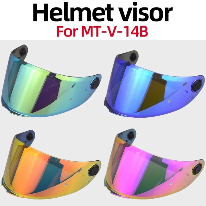 Helmet Visor FOR MT V-14B Mt Revenge 2 S Targo S V14B Visor Motorbike Lens Casco Shields Replacemen