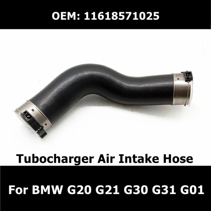 11618571025 Tubocharger Air Intake Hose for BMW 3 5 6 7 8 Seires X5 X6 X7 G20 G21 G30 G31 G01 G05 G