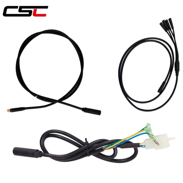 Waterproof Motor Cable Motor Wire Motor Connector , Julet 1 to 4 main Waterproof electric bicycle C