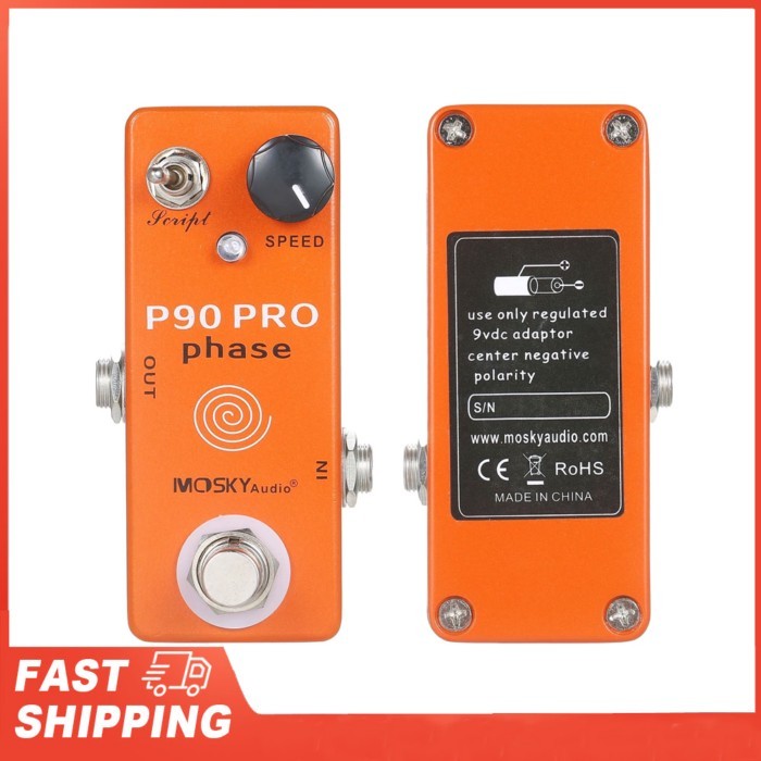 Guitar Effects Single Mini Vintage Phaser Pedal Effect Pedal MOSKYaudio P90 PRO PHASE Phaser Pedal