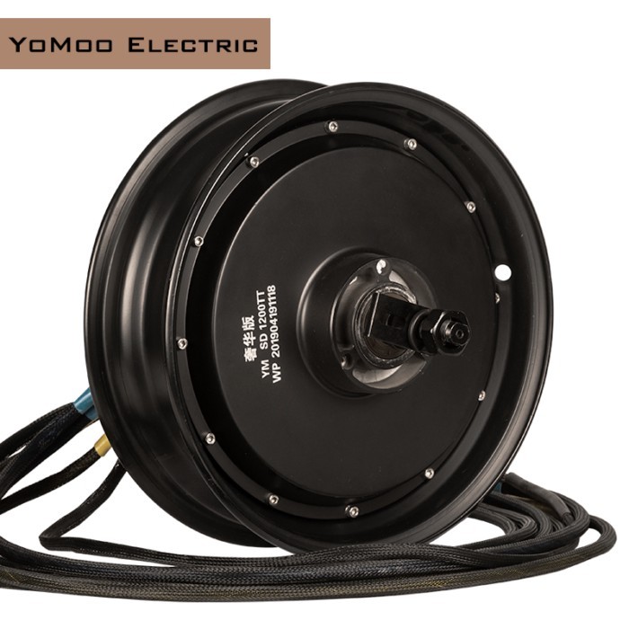 YMMOTOR ZX 12x3.5inch Rated 3000W BLDC High Speed In-Wheel Hub Motor For Electric Scooter