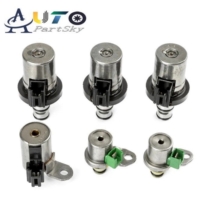 6 PCS High Quality Remanufactured for Ford Focus 4F27E 4F27-E Transmission Shift Solenoid Set 48420