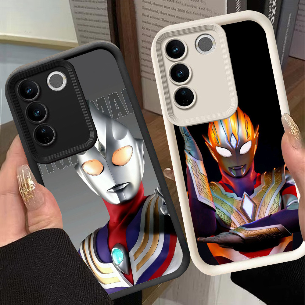 G-57 Ultraman Casing สําหรับ VIVO Y200e V27 V27E Y29 Pro สีดําและสีขาว