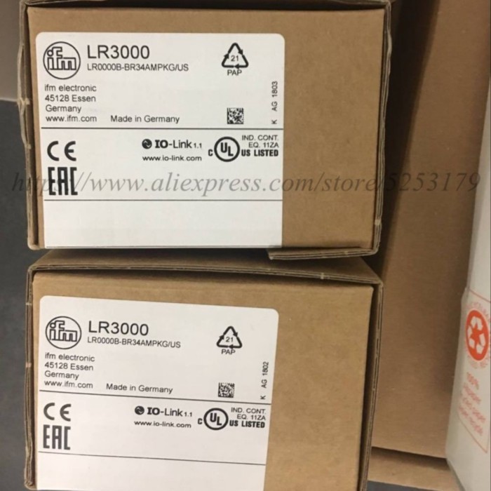 1PC IFM New Original Genuine  Continuous level sensor (guided wave radar) LR3000 LR0000B-BR34AMPKG/