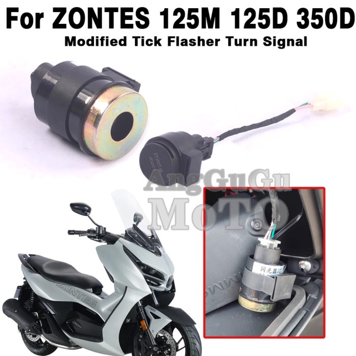 Motorcycle Modified Tick Flasher Turn Signal Sound Buzzer Accessories For ZONTES ZT 125M 125D 350D