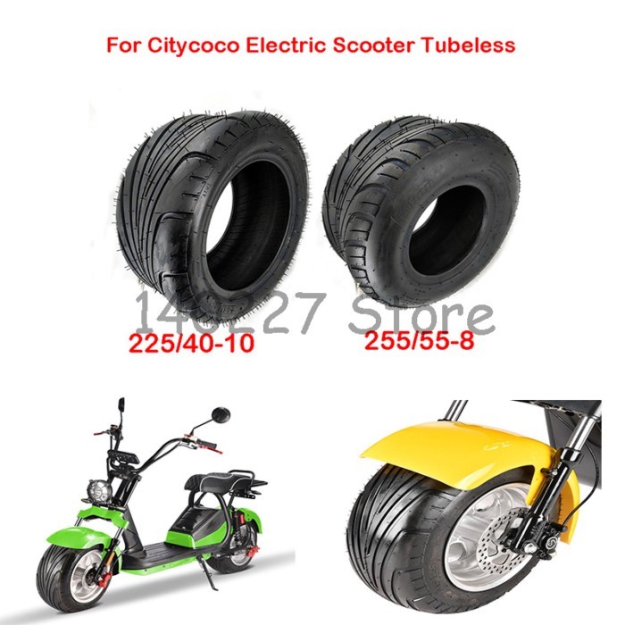 225/55-8 225/40-10 Front And Rear Tires 8 Inches 10 Inches Electric Scooter Vacuum Tires For Cityco