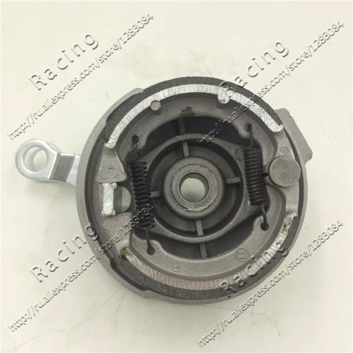 10 Inch Drum Brake With Shoes For Dirt Pit Bike Rear Wheel 12'' Rear Brake Drum Wheel Accessory 50-