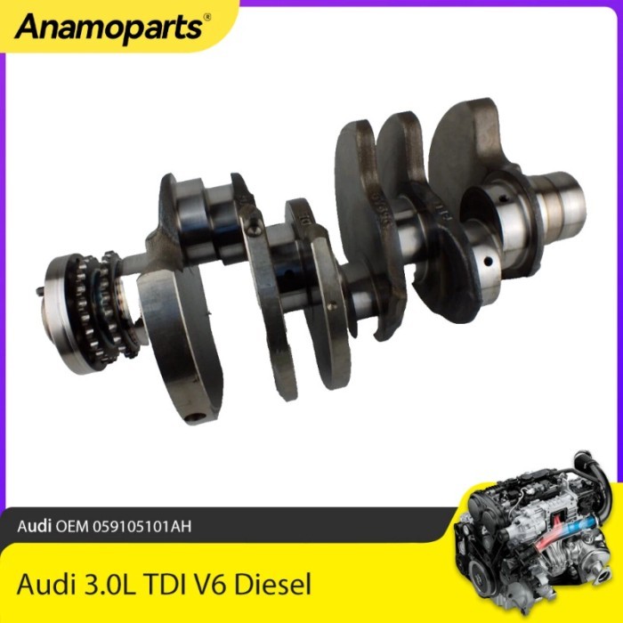 Engine Parts Crankshaft Fit 3.0 L CRCA CNRB BKS For Audi A6 VW Touareg Porsche Cayenne 92A 3.0T V6