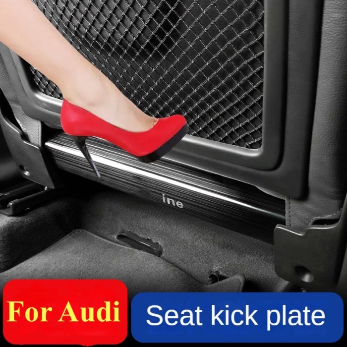For Audi Car Seat Back Anti-Kick Pad/Plate/Strip Fit A3 A4 A6 S3 Q3 Q5 Rear Seat Child Anti-Dirty P