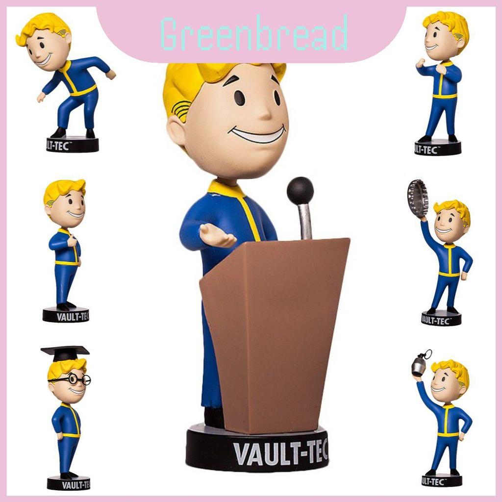 ที่ไม่ซ้ํากัน 4 Fallout Vault Boy Bobblehead Action Figure Gamers สําหรับ Enthusistic