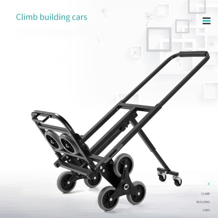 Folding stair climber Portable shopping cart Grocery shopping cart Folding small cart Luggage cart