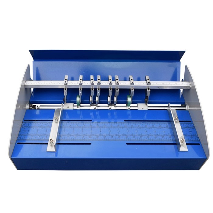 110/220V Blue 18 Inch 460mm Electric Creaser Scorer Perforator 3 in1 Combo Paper Creasing Perforati