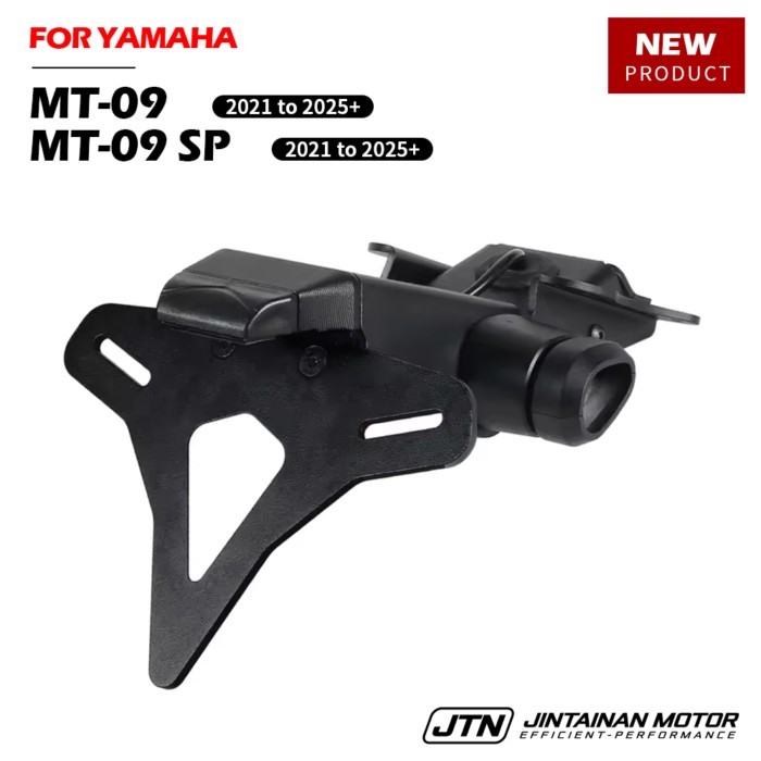 MT09 SP 2021-2025 + Motorcycle Rear License Plate Holder For YAMAHA MT-09 LED Light Short License N