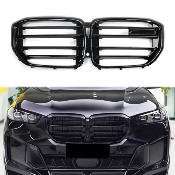 Front Kidney Grill Sports X5M Style For BMW G05 X5 LCI 2024- M Sports Grille Racing Grill Car Acces